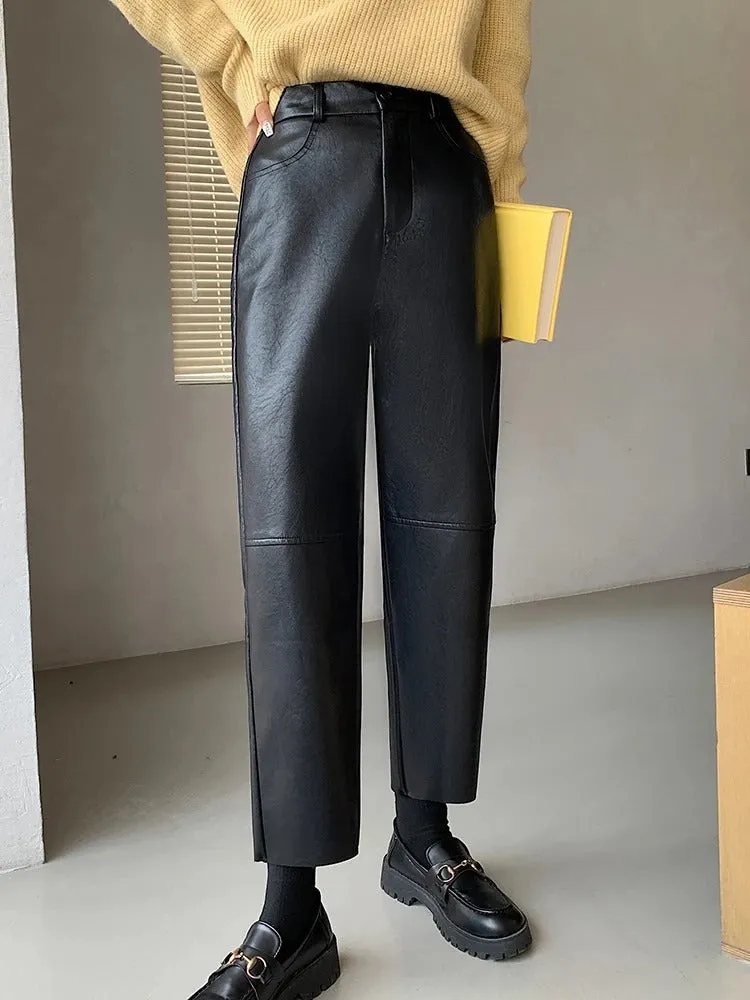 SEZA| Vegan Leather Pants