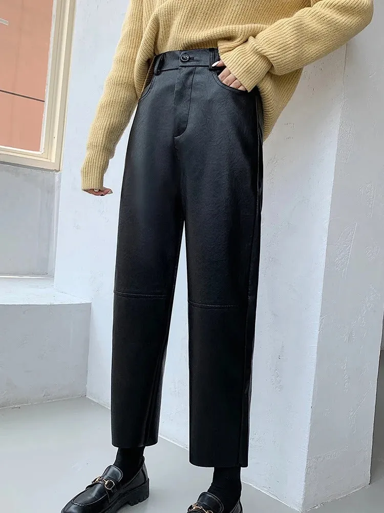 SEZA| Vegan Leather Pants