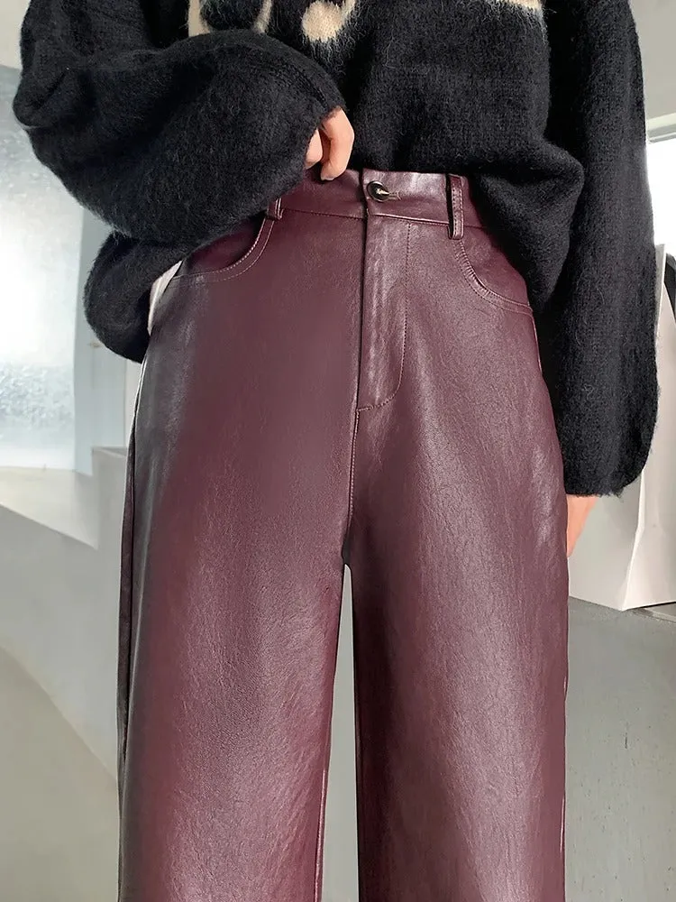 SEZA| Vegan Leather Pants