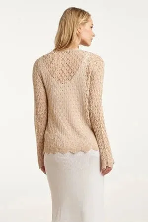 Smashed Lemon Crochet with Scallop End
