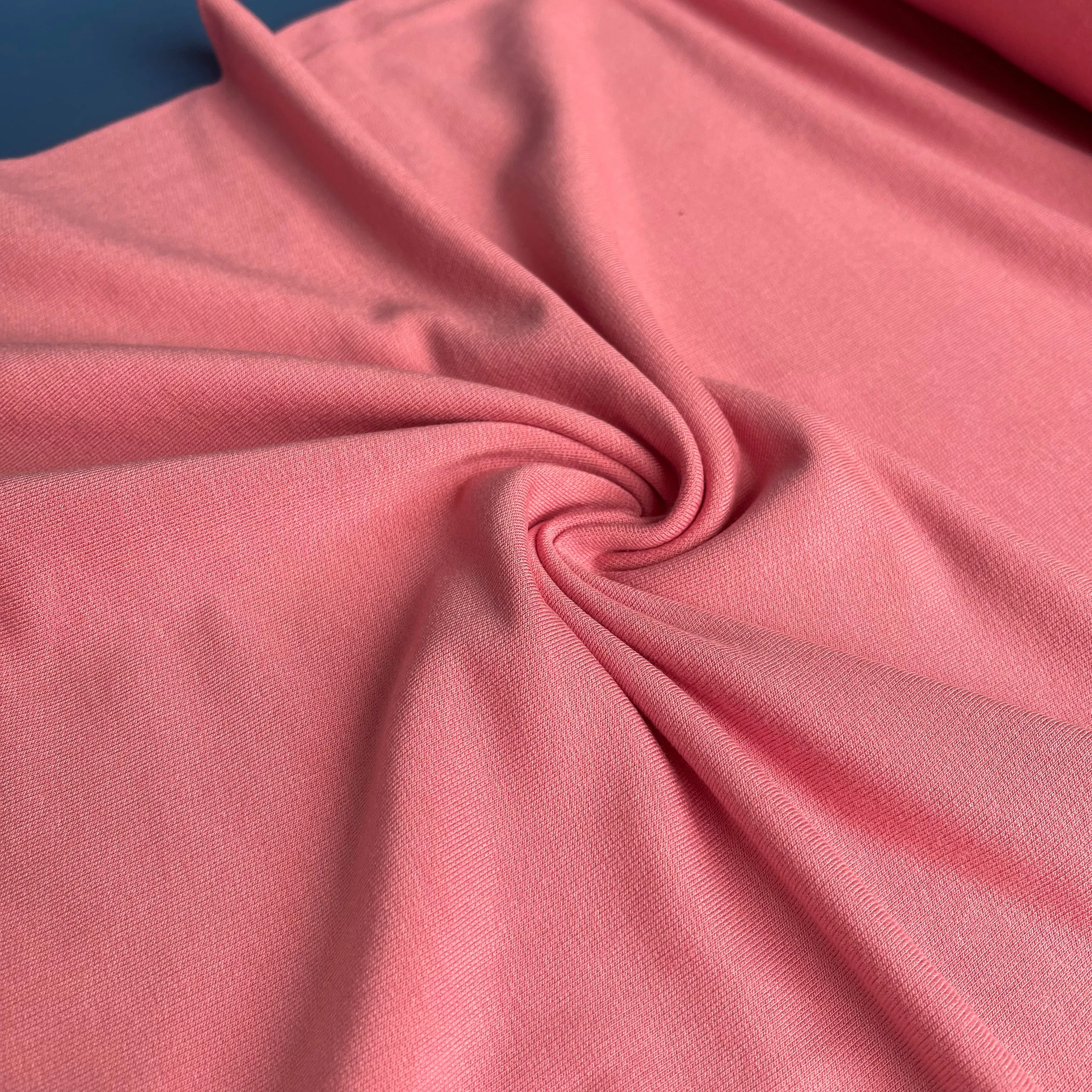 Splendour Modal French Terry in Coral Pink