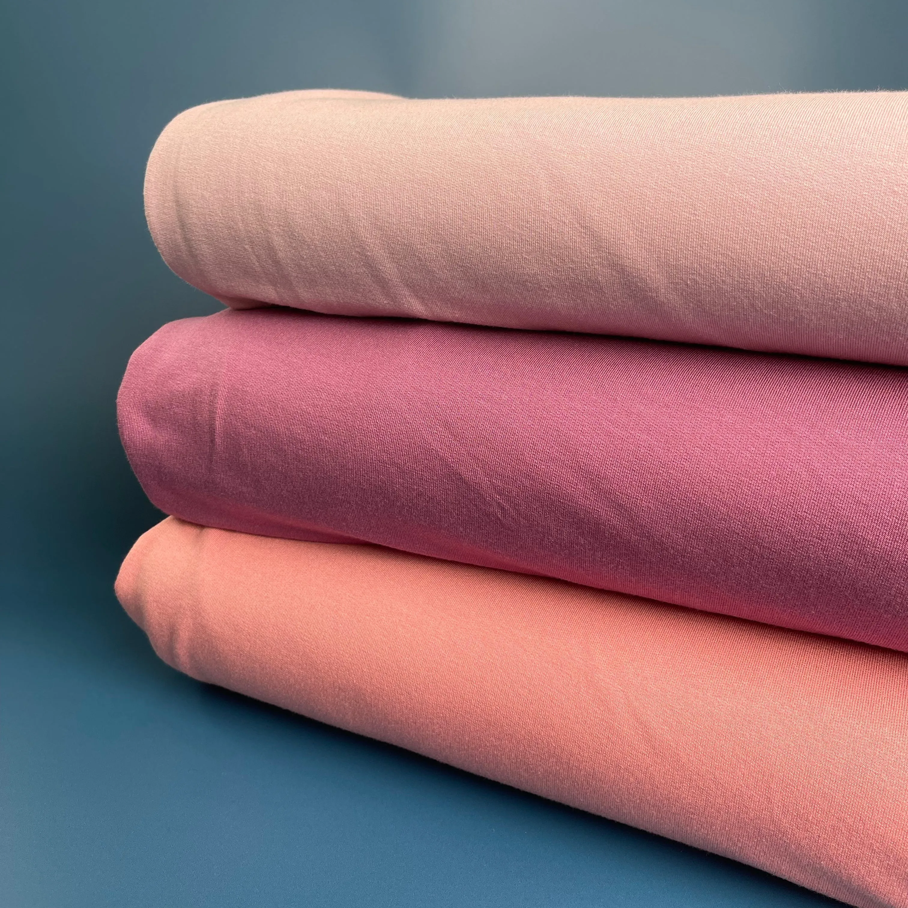 Splendour Modal French Terry in Coral Pink