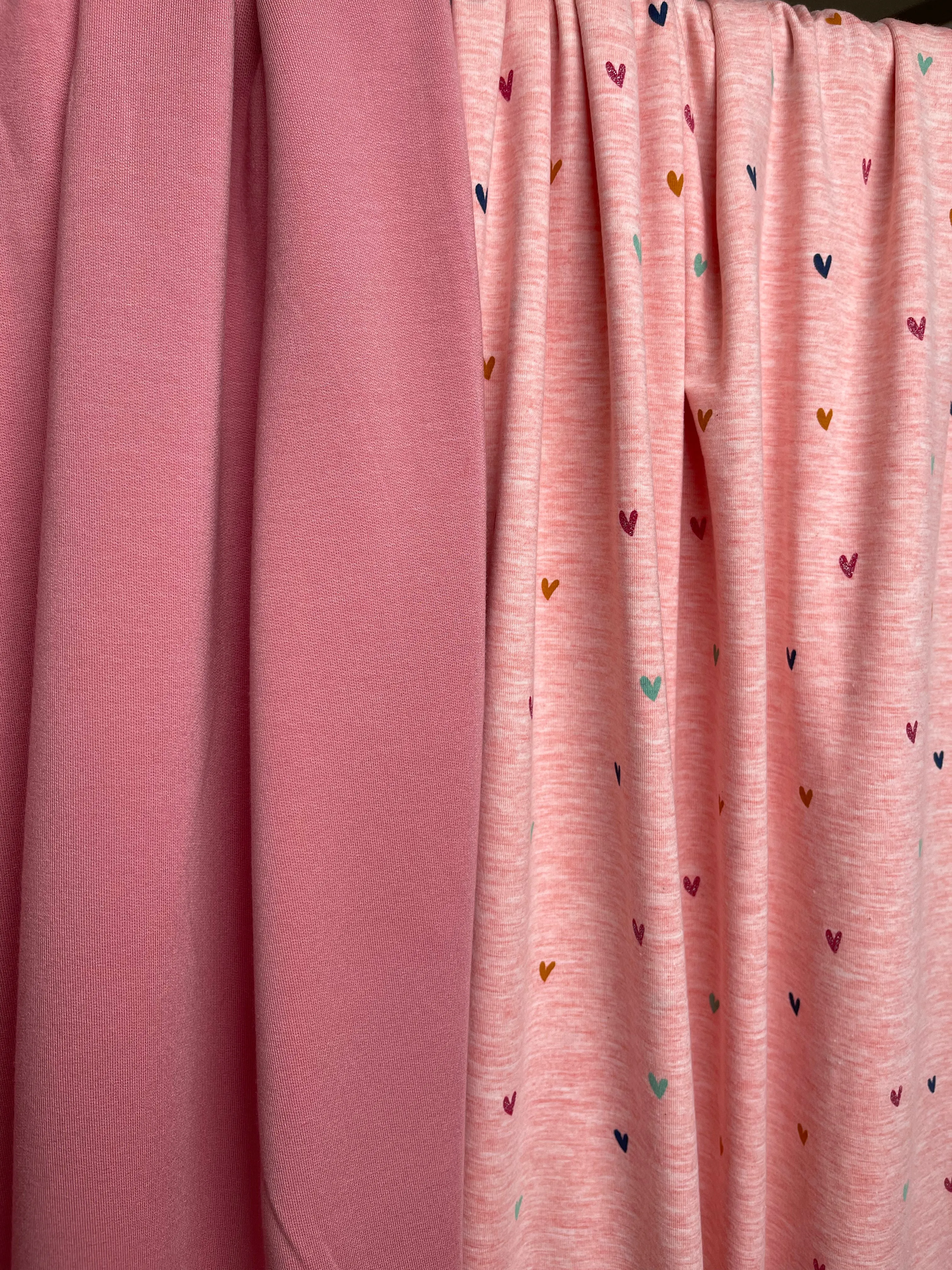 Splendour Modal French Terry in Coral Pink