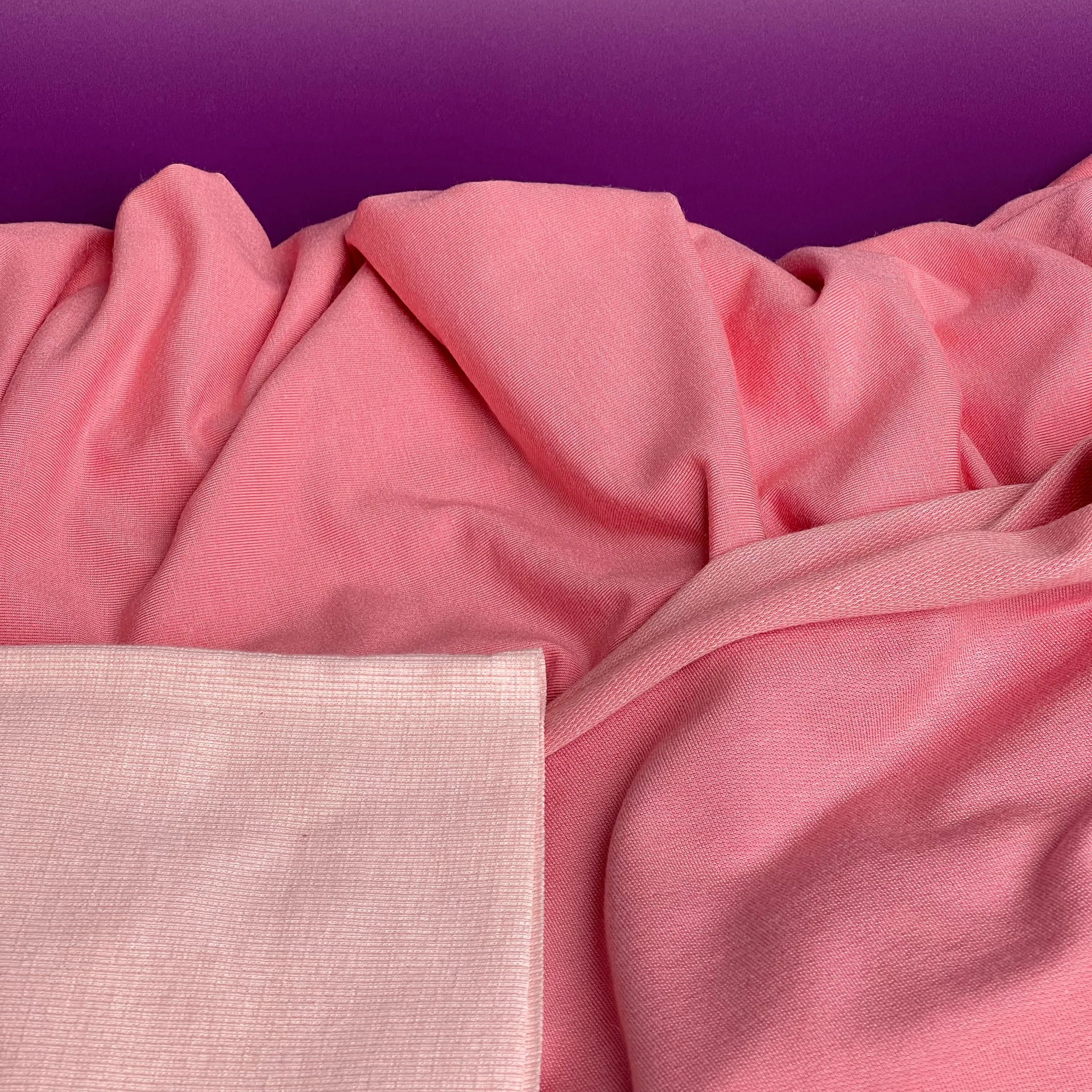 Splendour Modal French Terry in Coral Pink