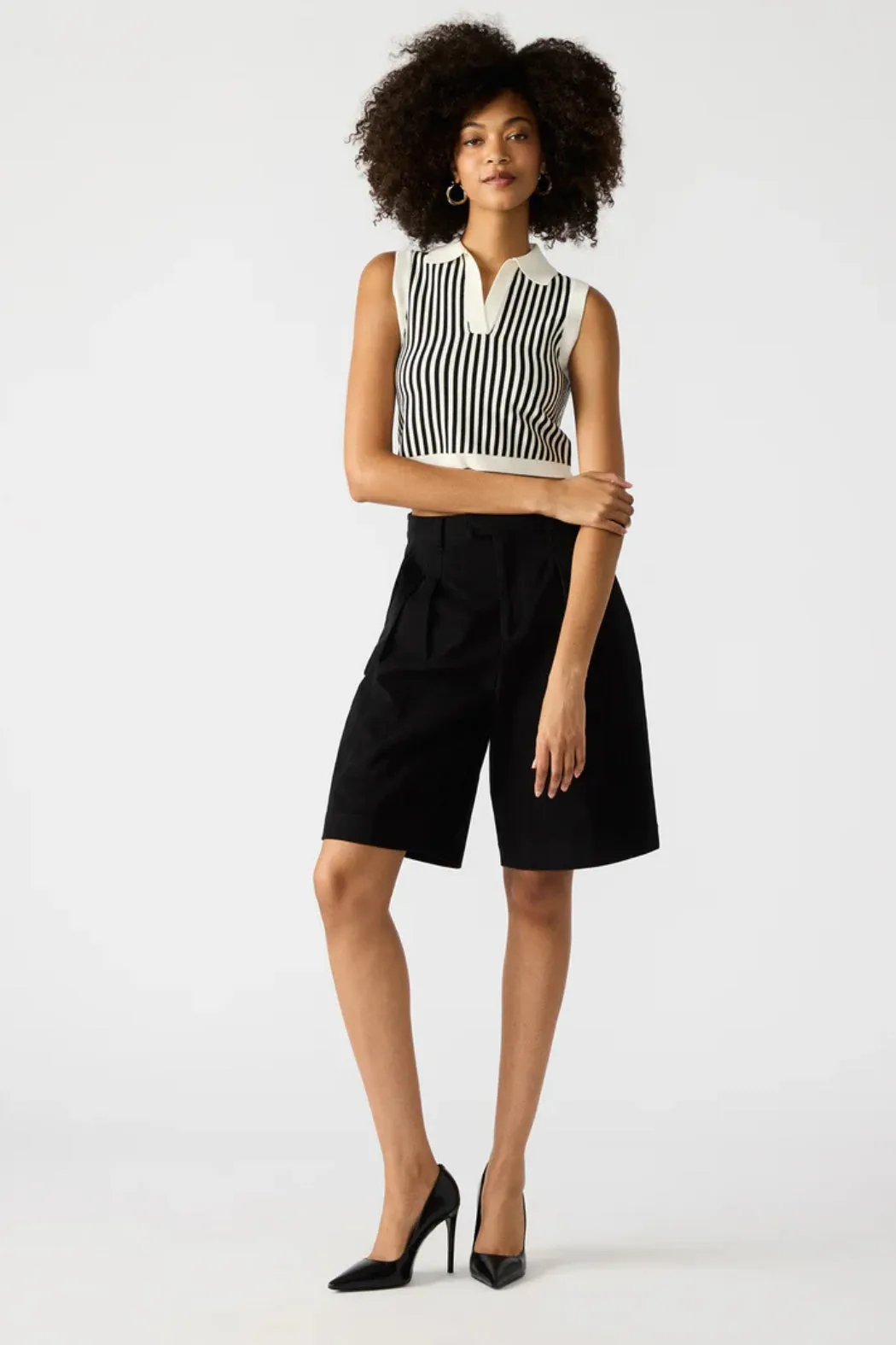 Steve Madden Amery Sweater - Black & White