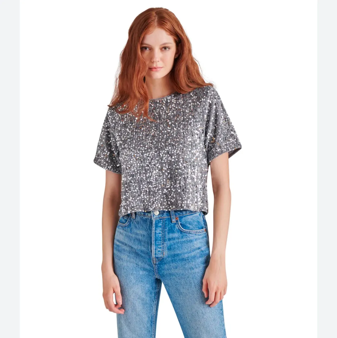 Steve Madden: Cressa Top in Grey
